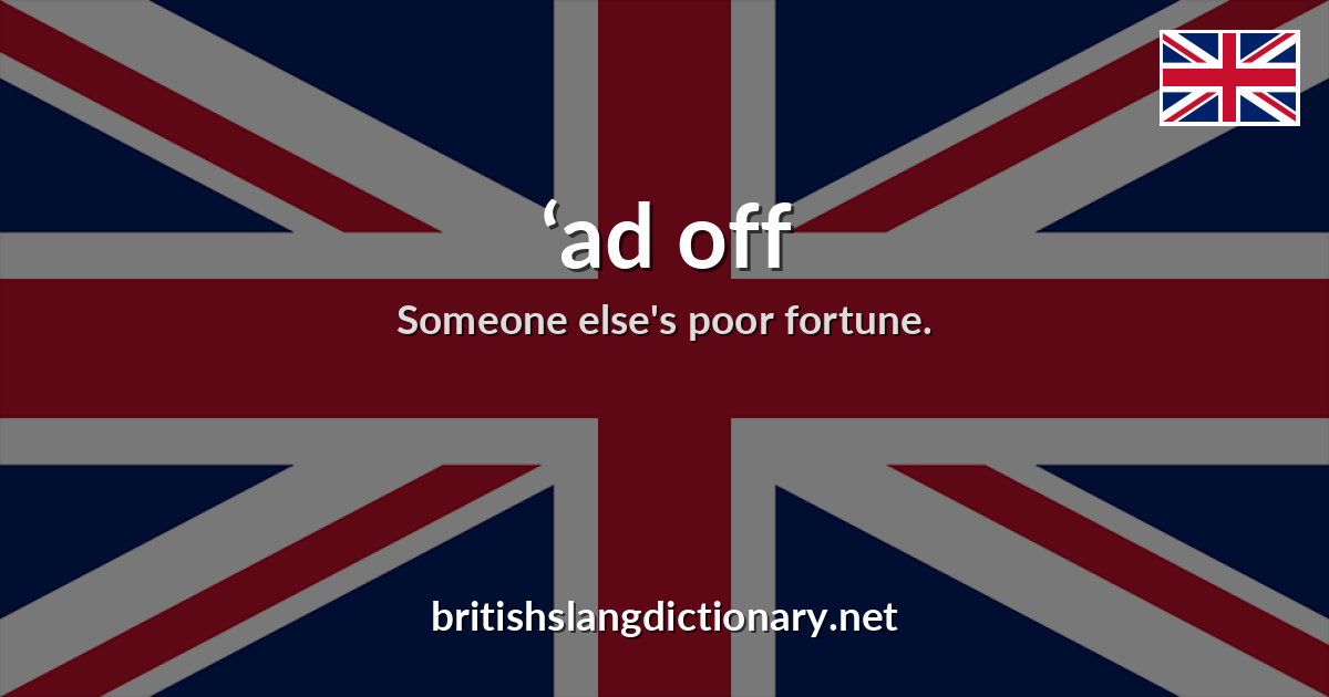 ‘ad off