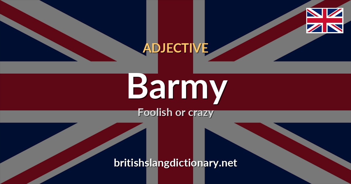 Barmy
