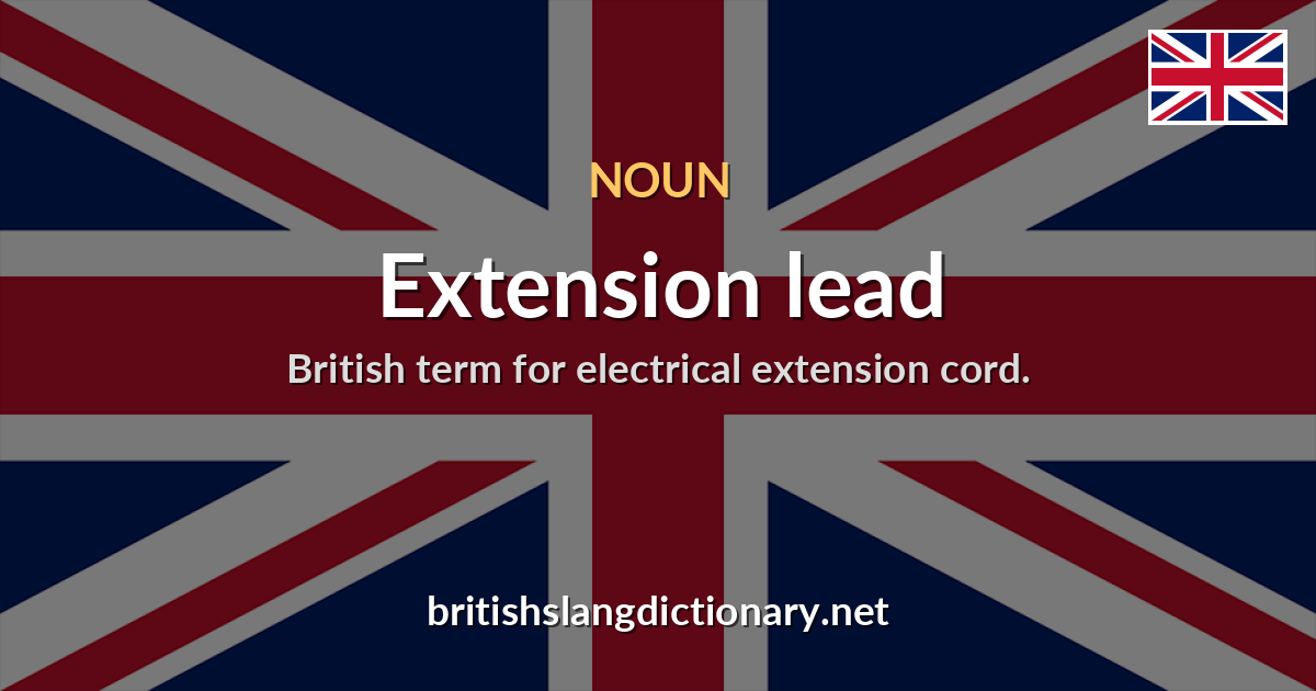 Extension lead