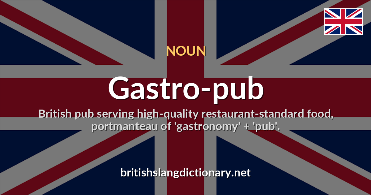Gastro-pub