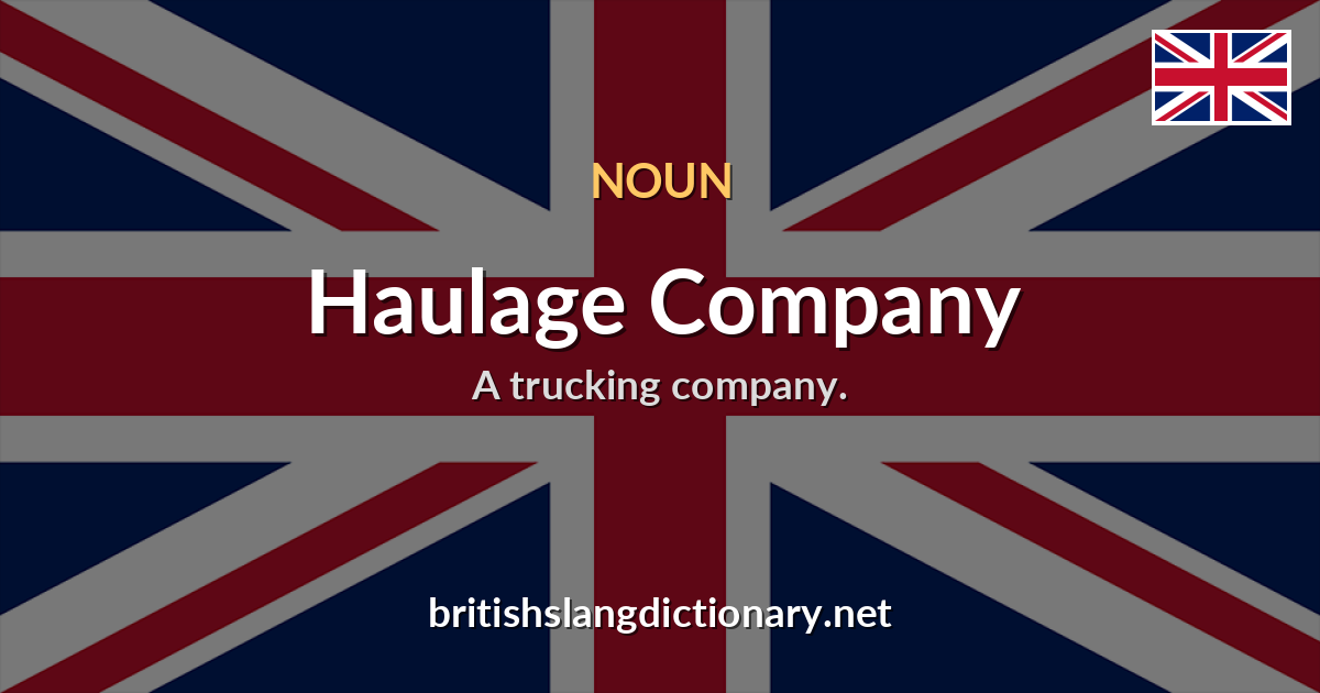 Haulage Company