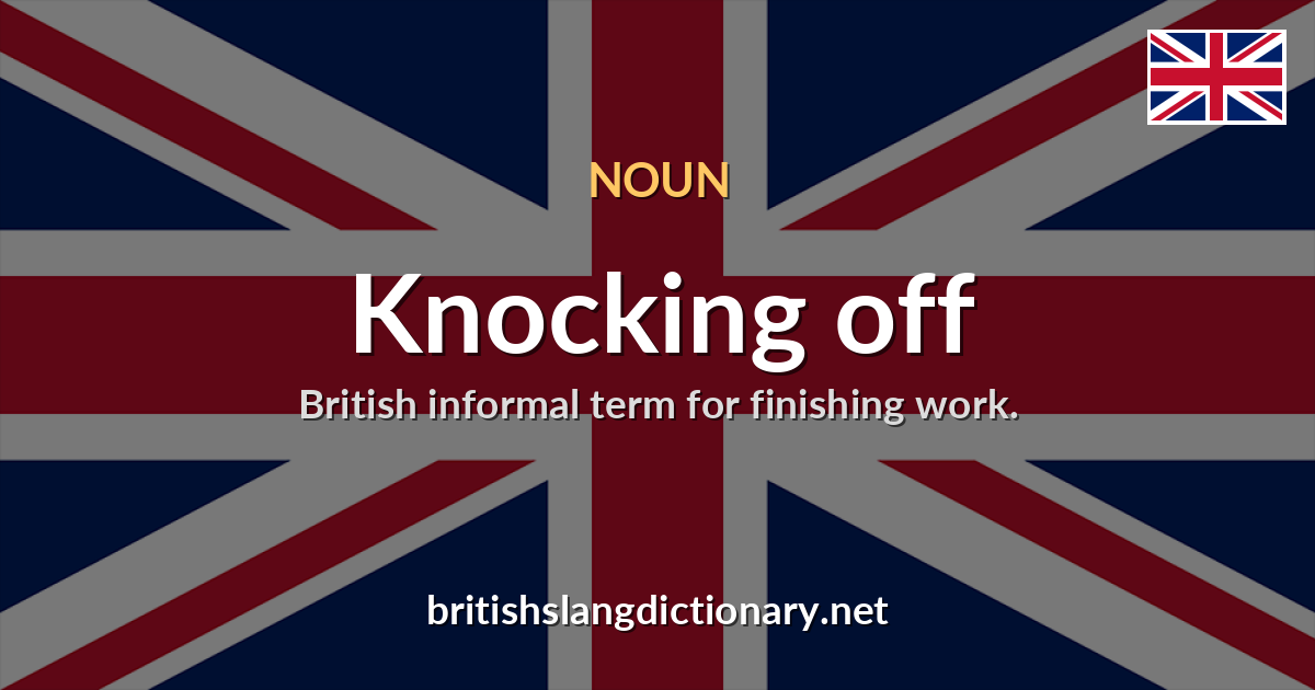 Knocking off