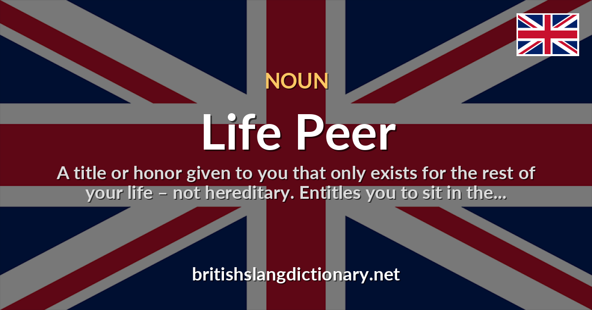Life Peer