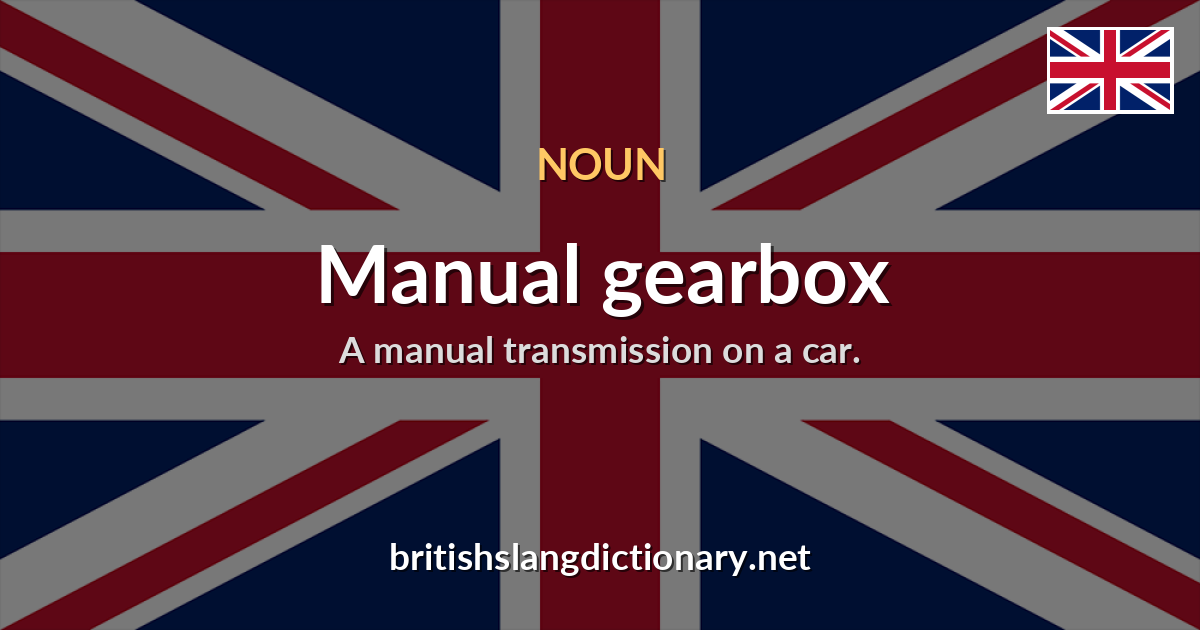 Manual gearbox