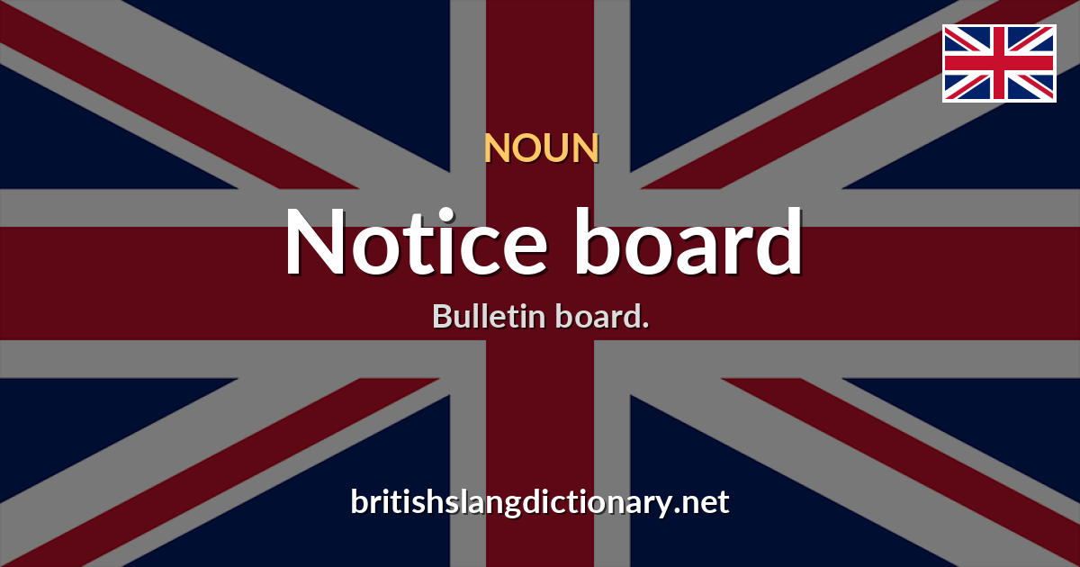 Notice board