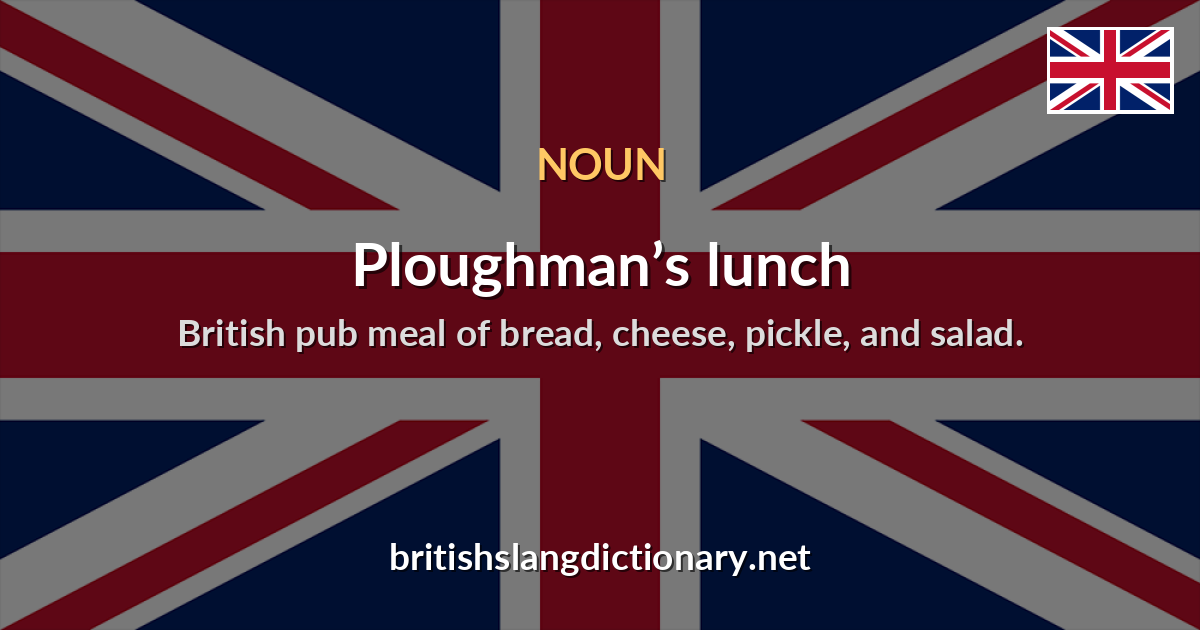 Ploughman’s lunch