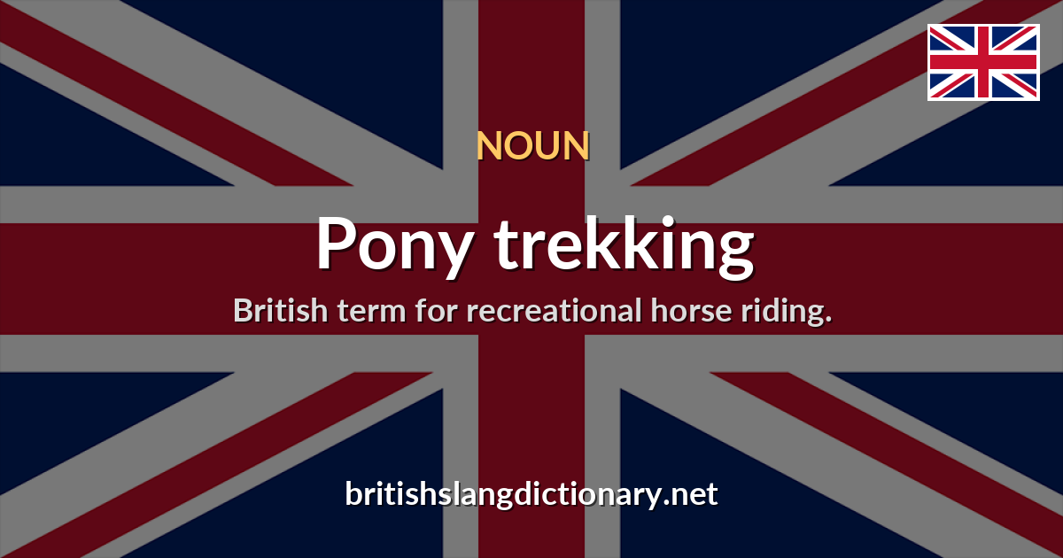 Pony trekking