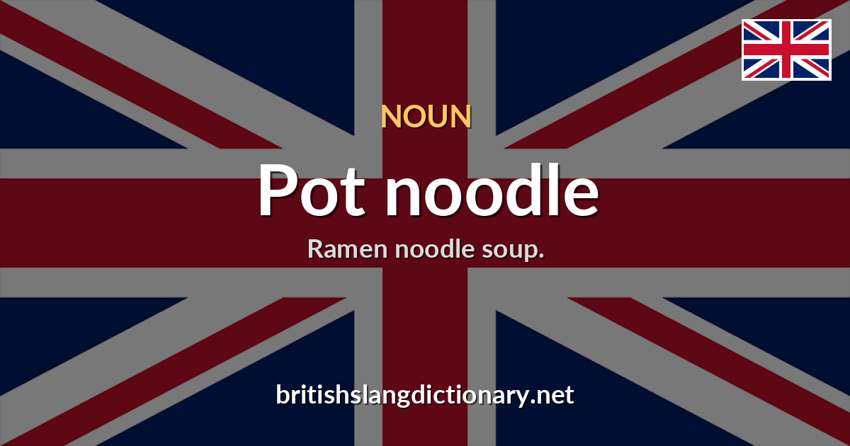 Pot noodle