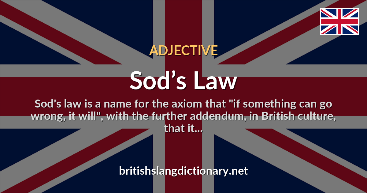 Sod’s Law