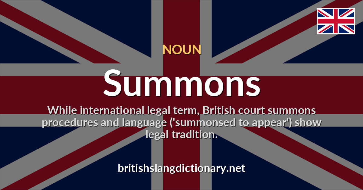Summons