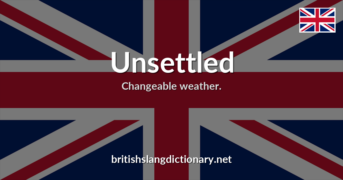 Unsettled