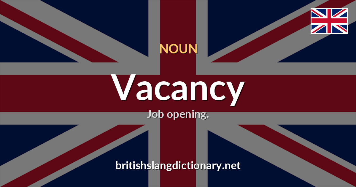 Vacancy