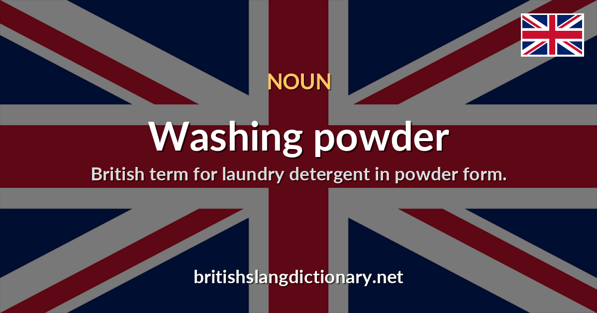 Washing powder
