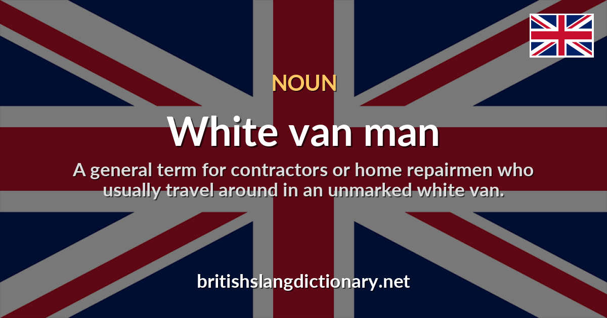 White van man